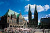 Marktplatz mit Rathaus und Bremer Dom (Foto: BTZ Bremer Tourismus Zentrale)