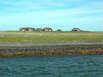 Blick auf die Hallig Gröde (Foto: nordlicht verlag)