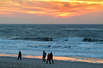 Abendstimmung am Strand von Westerland (Foto: Ernst Rose/pixelio.de)
