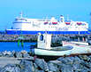 Hafen Hirtshals an der Nordsee in Dänemark