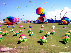 Drachen-Festivals Nordsee