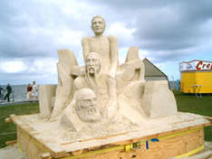 Sandskulpturenfestival in Tossens