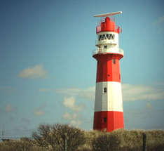 Kleiner Leuchtturm auf Borkum