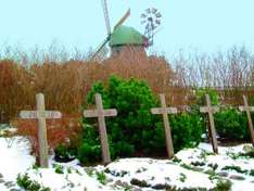 Friedhof der Namenlosen auf der Nordsee-Insel Amrum (Foto © Verein zur Förderung der deutschen Friedhofskultur e. V.)
