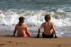 Das Nordseebad Burhave ist ein Paradies für Kinder (Foto: Uwe Steinbrich/pixelio.de)