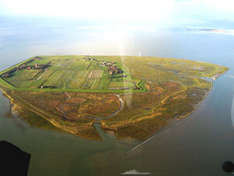 Blick auf die Insel Neuwerk (Foto: pixelio.de)