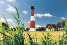 Leuchtturm auf der Insel Pellworm (Foto: Kur- und Tourismusservice Pellworm)