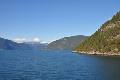 Blick auf den Sognefjord