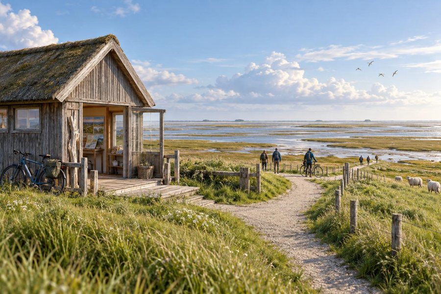 Amsinck-Haus am Wattenmeer – KI-Symbolbild