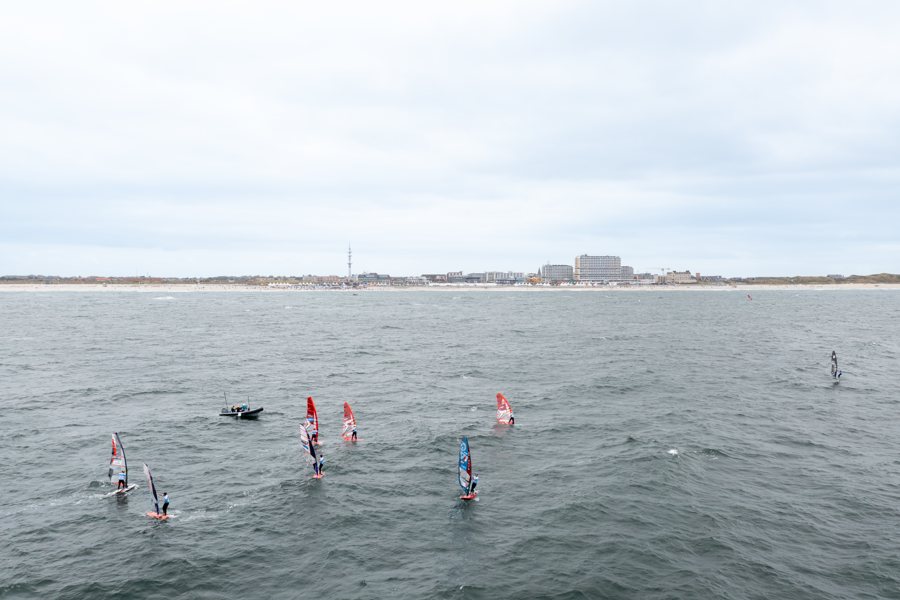 Windsurfer beim Windsurf World Cup Sylt nahe Westerland