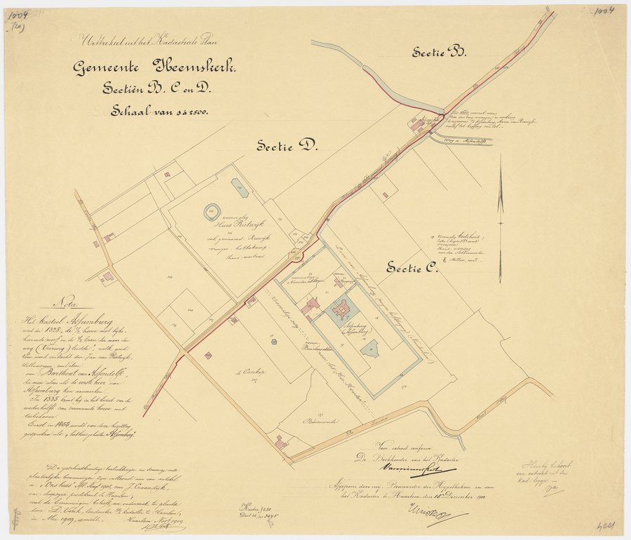 File:Uitreksel uit de kadastrale kaart van de Gemeente Heemskerk, met delen van de secties B, C en D, met het Huis Reewijk, kasteel Assumburg en het Assumer Hek of Tol, Inventarisnummer NL-HlmNHA 51001004.JPG