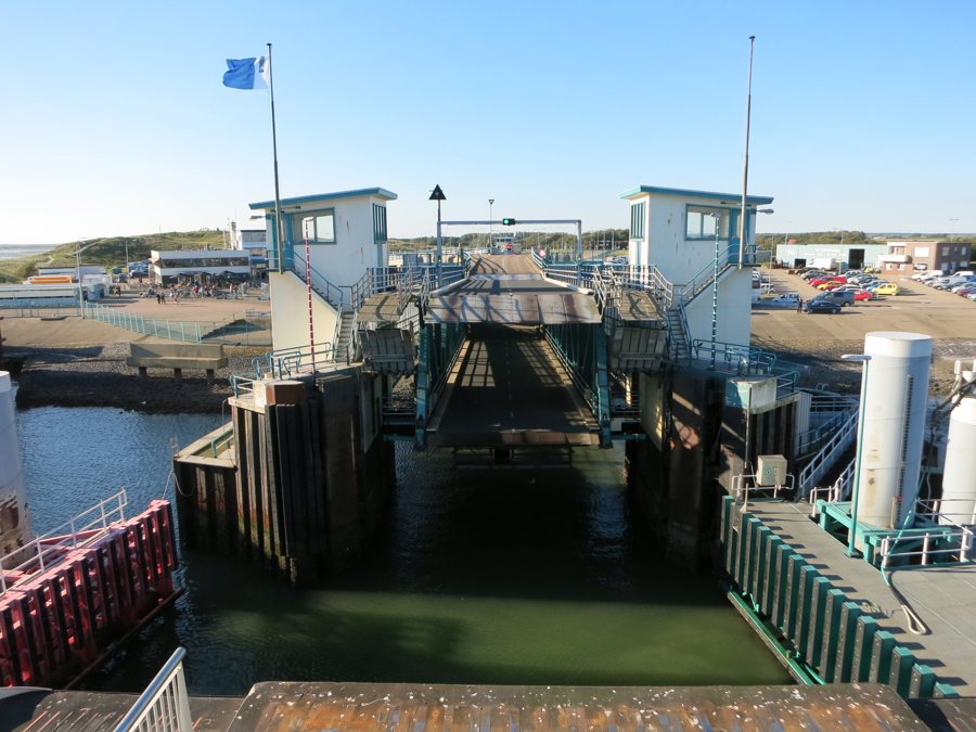 Fähranleger am Hafen von ’t Horntje auf Texel
