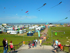 Drachenfestival am Strand von Tossens