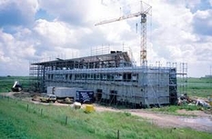 Das Multimar Wattforum im Bau 1998