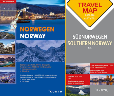 Straßenatlas Norwegen