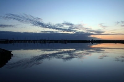 Sonnenuntergang an der Meldorfer Bucht