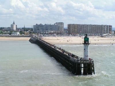 Blick auf Calais