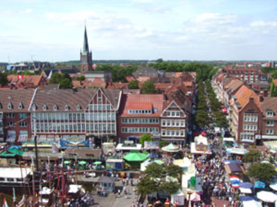 Blick auf Emden