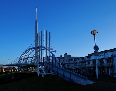 Deichbrücke in Esens-Bensersiel