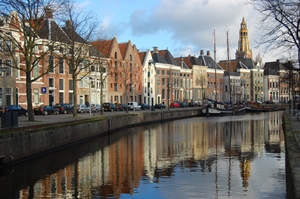 Historische Häuserzeile in Groningen
