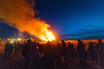 Biikebrennen in St. Peter-Ording