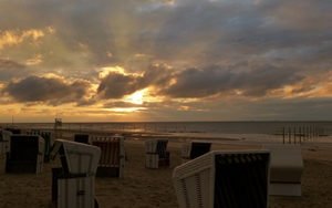 Strandkörbe auf Wangerooge